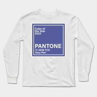 pantone 17-3938 TCX Very Peri, year 2022 Long Sleeve T-Shirt